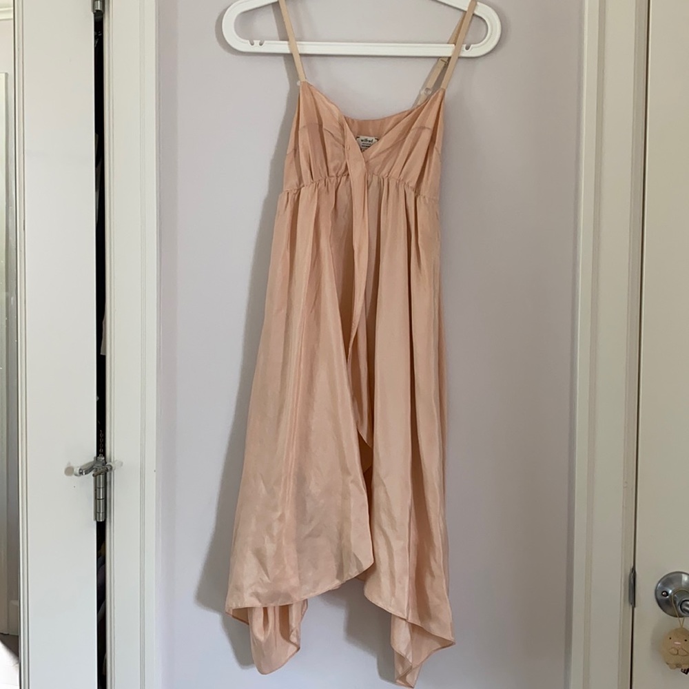 WILFRED DRESS XXS orange/peach color
